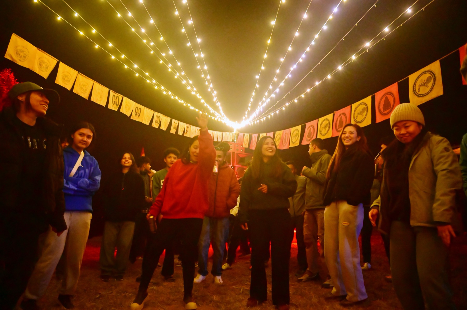 Dancing under the lights