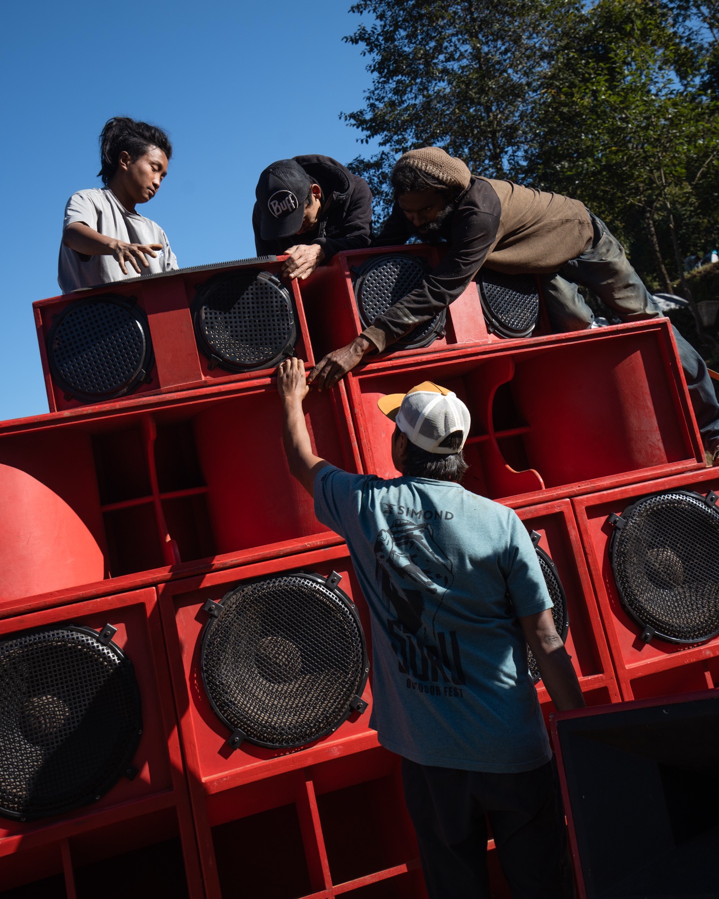 Building the speaker stack