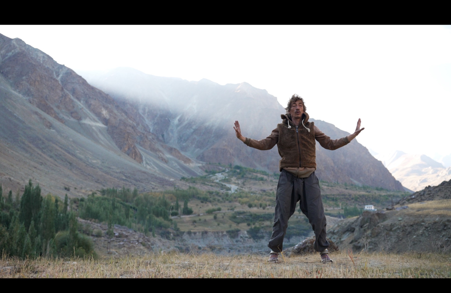 Movement practice in the mountains