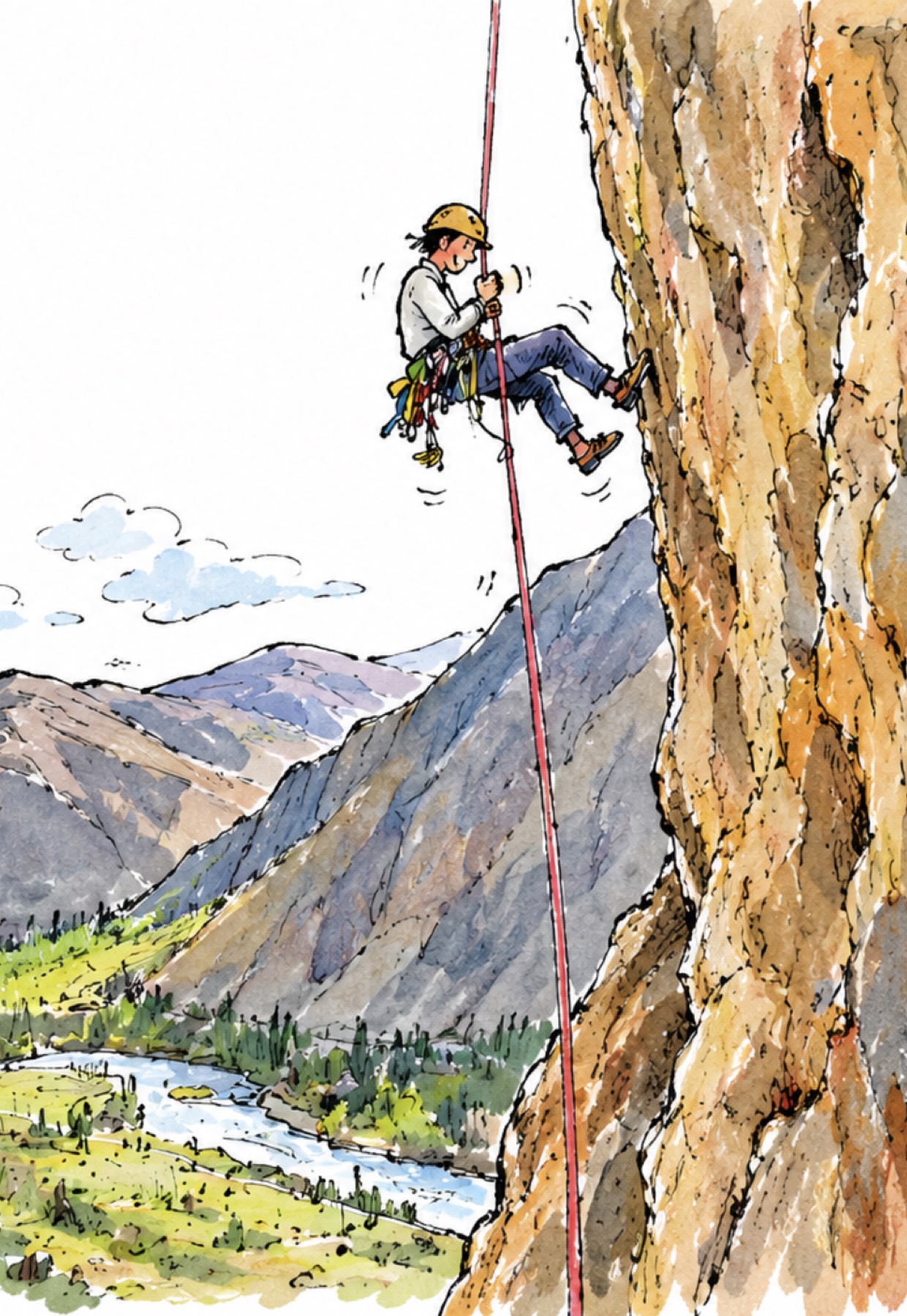 Rappelling