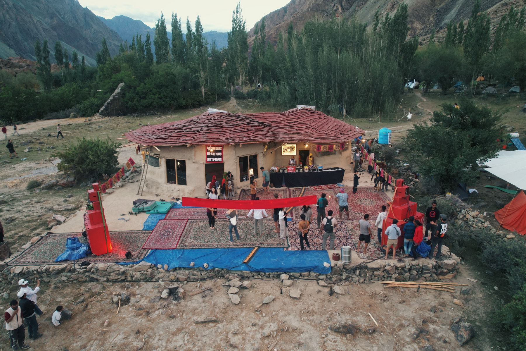 The festival ground in Suru Valley